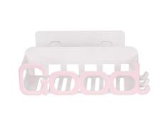 uxcell Wand-Eckregal, Duschkorb, Kunststoff, Saugnapf, Aufbewahrung, Organizer, Duschregal, Küche, wasserabweisend und ölbeständiger Kunststoff Wandkorb Good-pink