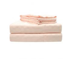 Impressions Bettlaken-Set, Fadenzahl 300, California King, Orchidee Full graugrün