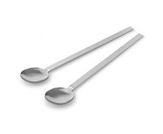 Zack Latte Macchiato Löffel Large silber