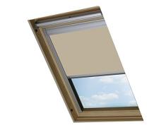 Bloc Skylight Rollo für Velux Dachfenster Blockout, cremefarben, CK04