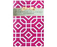 Newbridge Octavia Tischdecke mit modernem Spalier Design, Vinyl-Flanellrückseite, achteckig, geometrisch, modern, für Innen- und Außenbereich, Vinyl, Terrasse, Grill und Esstischdecke – für Terrasse und Küche, Vinyl, rose, 60 X 84 Oval