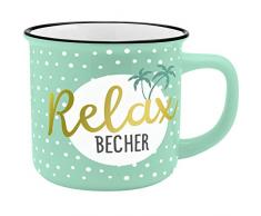 Gruss und Co 45788 Relax, New Bone China Porzellan, 35 cl Becher