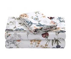 Tribeca Living Kopfkissen, Fadenzahl 300, Baumwollsatin, 1 Paar Standard Amalfi Rot