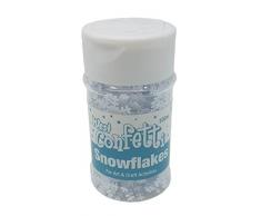 West Design West Schneeflocken, Konfetti, weiß, 3,5 x 3,5 x 6 cm