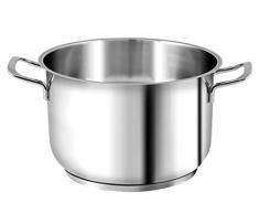 H&H Elodie Pfanne mit Induktionsboden, Edelstahl, 22 cm