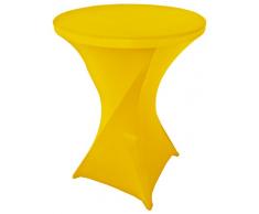 Goldstream Point 81,3 cm Spandex Cocktail Tischdecke Rund klappbar, Stretch Zitronengelb