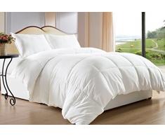 Deluxe gemütlichen Gänsedaunen Alternative Box Stitch Tröster weiß Twin, Twin XL, Queen King und kaufen Passende Zubehör von Kissen, Bettbezug und 2800 Serie Tabelle Sets, weiß, King Size