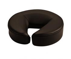TOA Supply Extra Soft Spa Massageliege, Halbmondform, Nackenkissen Standard Coffee