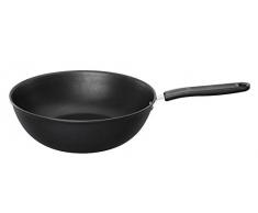 Fiskars Wok, Ø 28 cm, Für alle Kochfelder geeignet, Aluminium, Functional Form, Schwarz, 1027705