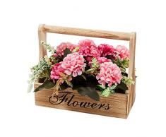 Daonanba Künstliche Pflanzen, Seidenblumen, Tischdekoration, Heim- und Bürodekoration 11#