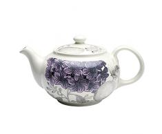 Fairmont & Main Clematis Teekanne, Violett und Grau