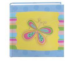 Pioneer Foto Alben 200-pocket 3D-gestreift Schmetterling-Applikation Cover Foto Album, 4 von 6