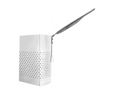 INOXPRAN Schnitzen Korb Raumteiler, Edelstahl, Grau