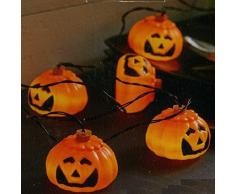 Star Halloween Lichterkette, Plastik, orange, 6 x 210 x 5 cm