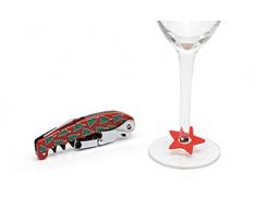 koala – Set Korkenzieher und Gläser-IDS grün