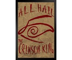 Filmposter Foundry All Hail The Crimson King 14x20 inches Framed Poster