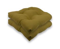 Sherry Kline Rendova Sitzkissen, Gelb, 2 Stück