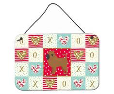 Carolines Treasures Affenpinscher #1 Love Türaufhänger, Wanddekoration, Mehrfarbig