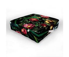 Society6 Burcu Korkmazyurek Floral Dschungel Indoor / Outdoor Bodenkissen