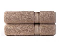 Baumwolle Craft Ultra Soft Collection 2 Stück Übergroße 100% Baumwolle Badetuch, Handtuch Set leinen