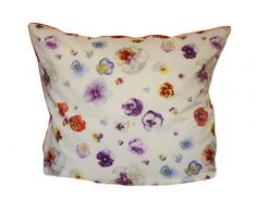Pfeiler Wäsche 2871 Bettwäsche Violet Flanell weiß 80 x 80 cm