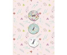 Disney Wandbild von Komar | Minnie Mouse Buttons | Kinderzimmer, Babyzimmer, Dekoration, Kunstdruck | Größe 30x40cm (Breite x Höhe) | ohne Rahmen | WB046-30x40