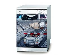 Decusto – Berlin Wall Checkpoint Aufkleber für Geschirrspüler