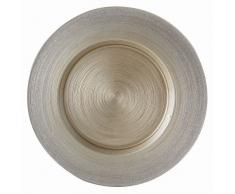 Elegance 31182 Platzteller, 13 Zoll, goldfarben, 4 Stück