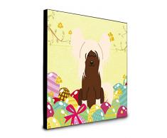 Carolines Treasures Wanddekoration Ostereier, chinesischer Schopfwappen, cremefarben