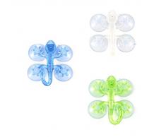 Outlook Design Italia VHB0300100 Geko 3er Set Haken Handtuchhaken Mit Saugnapf