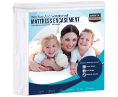 Utopia Betten Wasser und Bett Bug Proof Matratze umgreifung, Polyester-Mischgewebe, Volle Größe