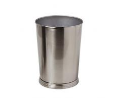 SKL Home Roche Seifenschale Papierkorb Wastebasket Nickel