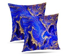 Lshtar Überwurf-Kissenbezug, Wasserfarben, Regenbogen-Konfetti, verstreut mit Raum buntes Konfetti für Sofakissenbezug, kurzes Plüsch-Design, Dekoration, Zuhause, Bett, Kissenbezug, 45,7 x 45,7 cm 18 x 18,Set of 2 Aquarellsprung