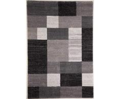 G & G Flora Carpets Modern Fashion/Gabeh Teppichläufer, Hardware Synthetik, Grau/Dunkelbraun, 300 x 80 x 2 cm