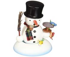 Alexander Taron 146-864 Dregeno Räucherstäbchen, Schneemann mit Vögeln, 14 x 11,4 cm, Weiß