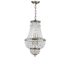 Safavieh Lighting Collection Amore Kronleuchter mit Perlen, Messing, 30,5 cm