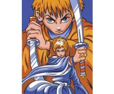 Reeves Manga Samurai Malen nach Zahlen, Malpappe, Mehrfarbig, (8+ Jahre)