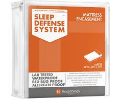 Hospitology Sleep Defense System/Bett Bug wasserfest Matratze umgreifung, Twin extralang