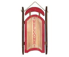Sunset Vista Designs Wanddekoration, Holzschlitten, 31,8 cm