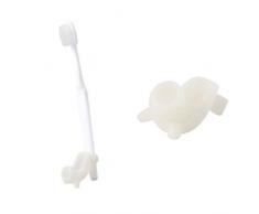 umool umool Silikon Zahnbürste Cup & Tippen Inhaber Wiegen Reisen Gagle Becher Zahnputzbecher Tap(light Beige)