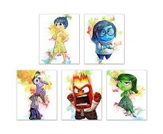 Summit Designs Filmposter Inside Out, ungerahmt, 20,3 x 25,4 cm, 5 Stück