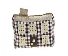 Comarco 15709 Türstopper, gepolstert, Filz, Blau, 20 x 6 x 17 cm