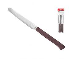 HOME Set 10 x6 Messer schwarzen Griff Tisch gezackt Küchengeräte