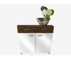 Maja 70345152 Kommode 109,5 x 83 x 45 cm Olive dunkel - weiß Hochglanz