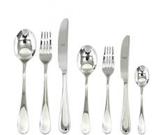 MEPRA Hohlgriff Natura Besteck, 42 Stück, Silber