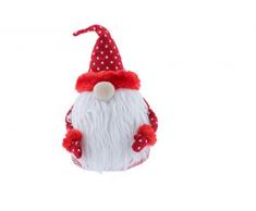 Comarco Sa 15433 Türstopper, gepolsterter Stoff, synthetisch, rot/weiß, 14 x 13 x 28 cm