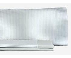 MI CASA JGO.SABANAS CORCEGA Bettwäscheset, Baumwolle, Grau, 180 cm Bett