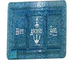 Divinity Boutique 22997 Servierplatte mit 3 Abschnitten, Glas, mehrfarbig