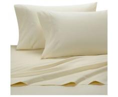 Einzigartige Gewinde Leinen Collection – – Kissenbezüge, 100% Baumwolle, Fadenzahl 600, Kopfkissen Bezug Passt 20 x 54, Elfenbeinfarben, baumwolle, elfenbeinfarben, King -20x40