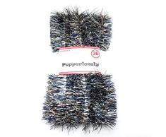 PepperLonely Peperlonely Weihnachtsgirlande mit Lametta, ca. 91 cm 8#